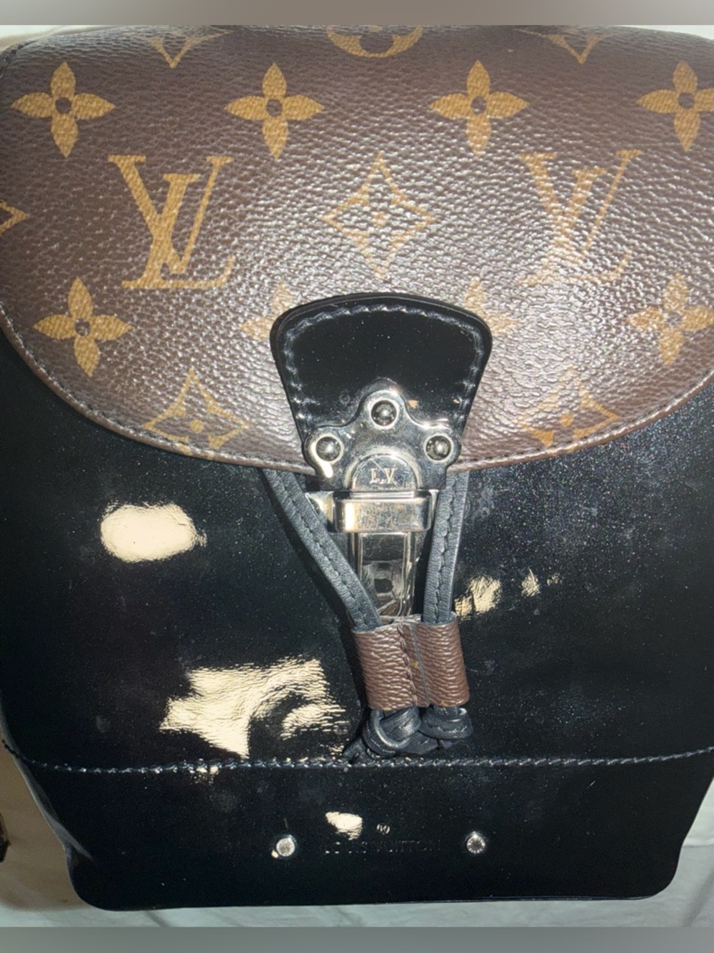 Louis Vuitton monogram hot springs mini backpack crossbody black - Picture 8 of 15